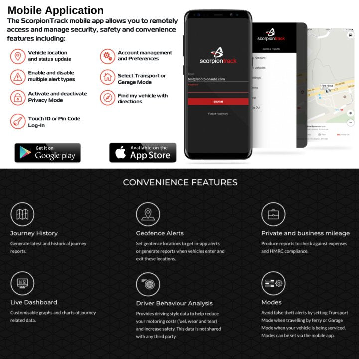 ScorpionTrack DRIVER S5 VTS Tracker - HMG Automotive