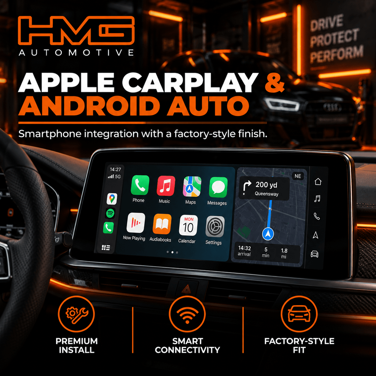 Apple CarPlay & Android Auto - HMG Automotive
