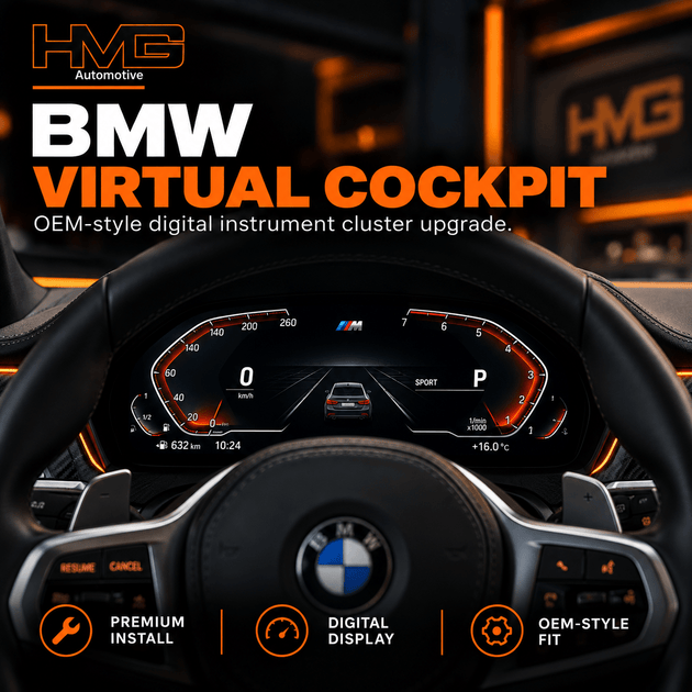 BMW Virtual Cockpit Upgrade | Digital Instrument Cluster - HMG Automotive