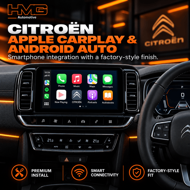 Citroën Apple CarPlay & Android Auto Upgrade - HMG Automotive