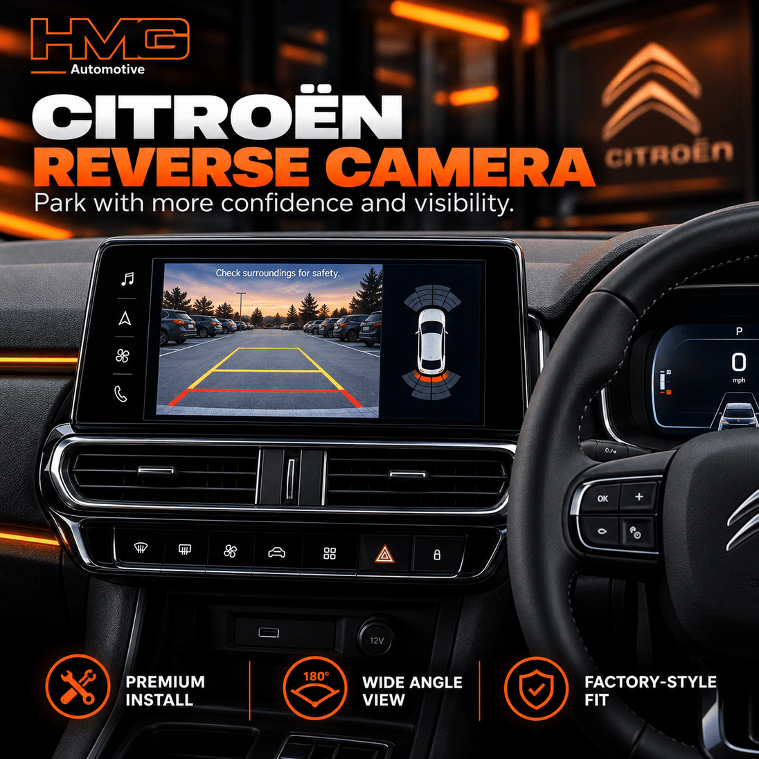 Citroën Reverse Camera Installation - HMG Automotive
