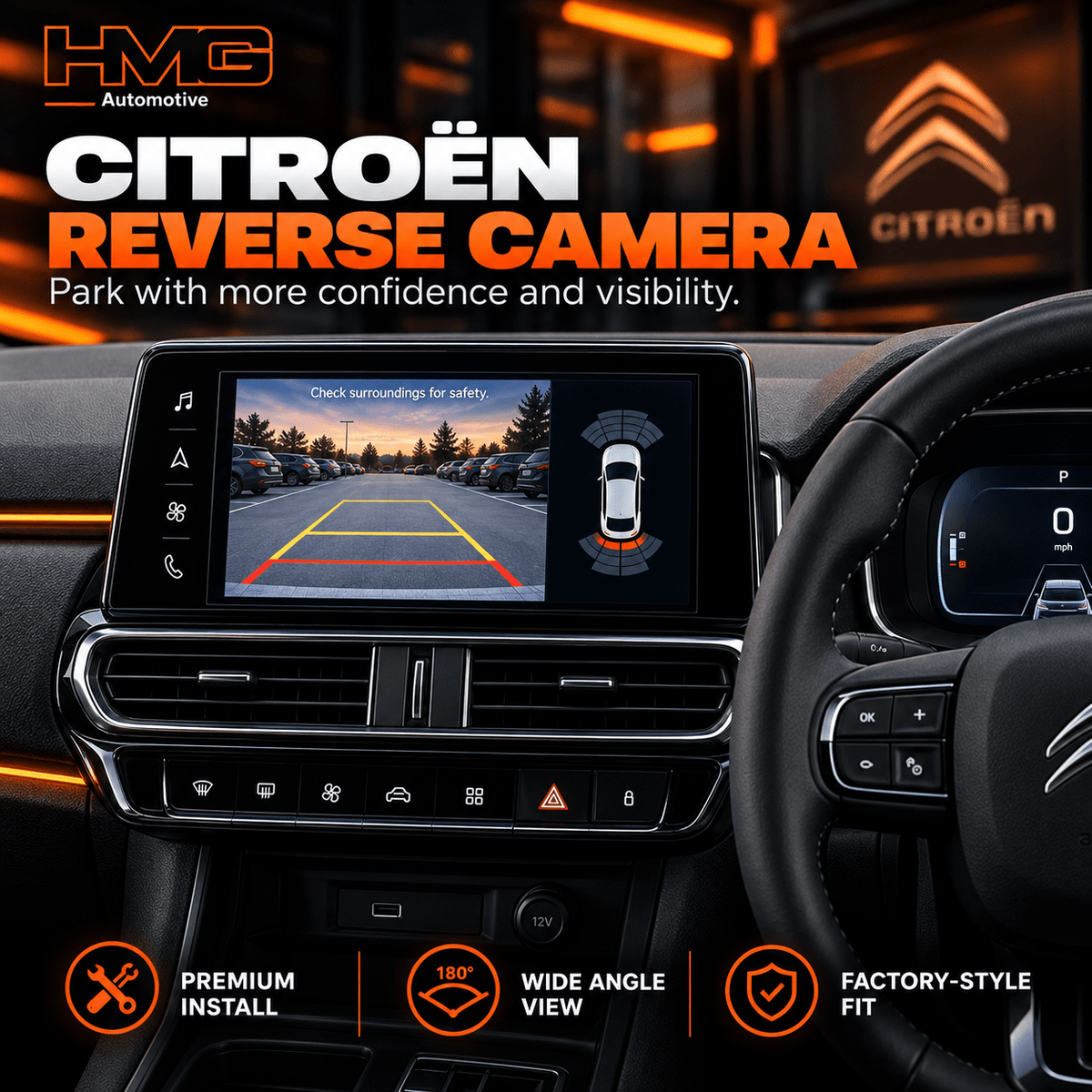 Citroën Reverse Camera Installation - HMG Automotive
