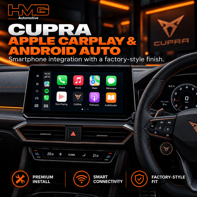 CUPRA Apple CarPlay & Android Auto Upgrade - HMG Automotive