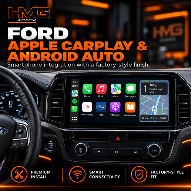Ford Apple CarPlay & Android Auto Upgrade - HMG Automotive
