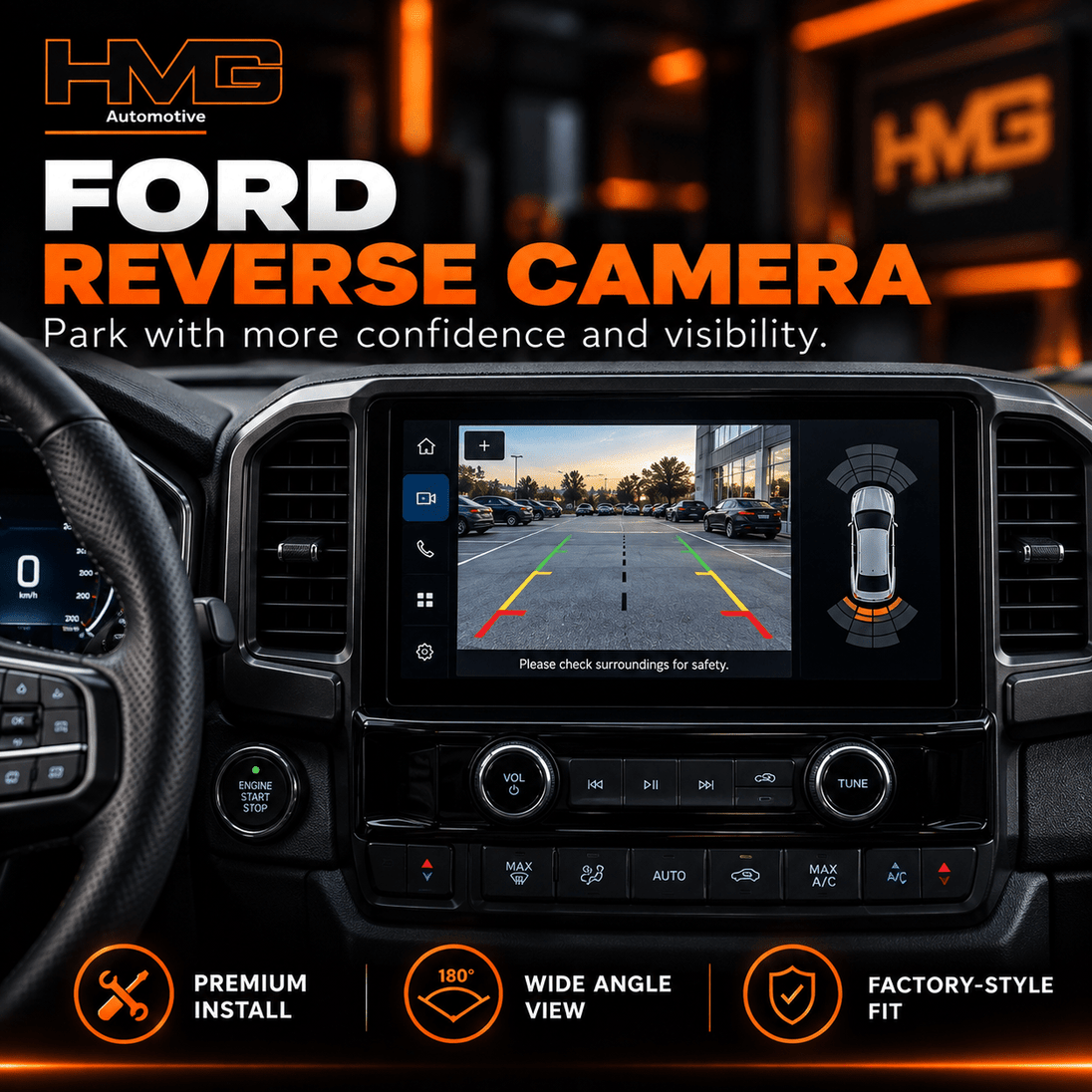 Ford Reverse Camera Installation - HMG Automotive