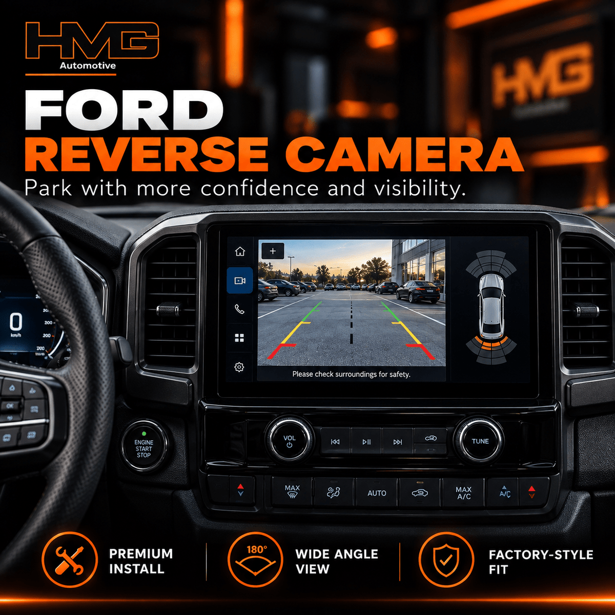 Ford Reverse Camera Installation - HMG Automotive