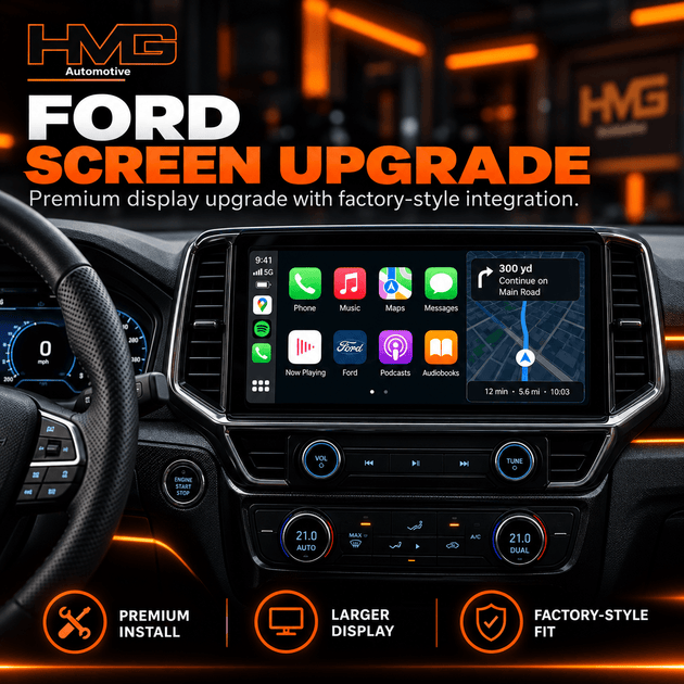 Ford Screen Upgrade | Apple CarPlay & Android Auto - HMG Automotive