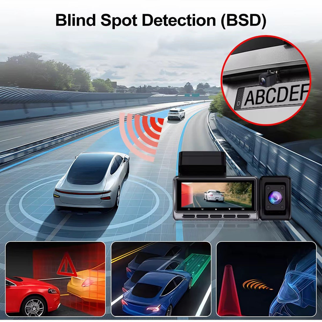 HMG Exclusive 3 Channel Dashcam Including Installation - HMG Automotive