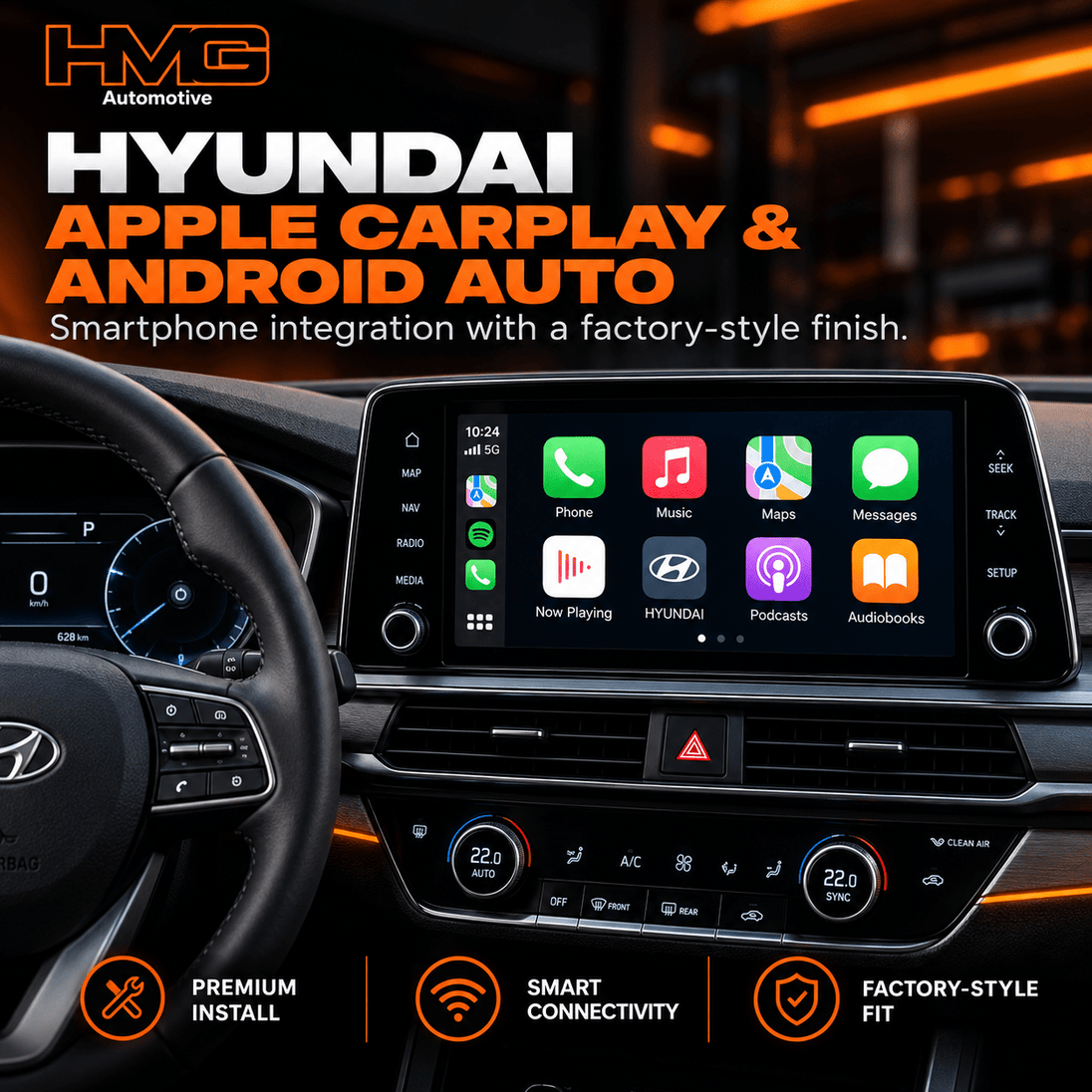 Hyundai Apple CarPlay & Android Auto Upgrade - HMG Automotive