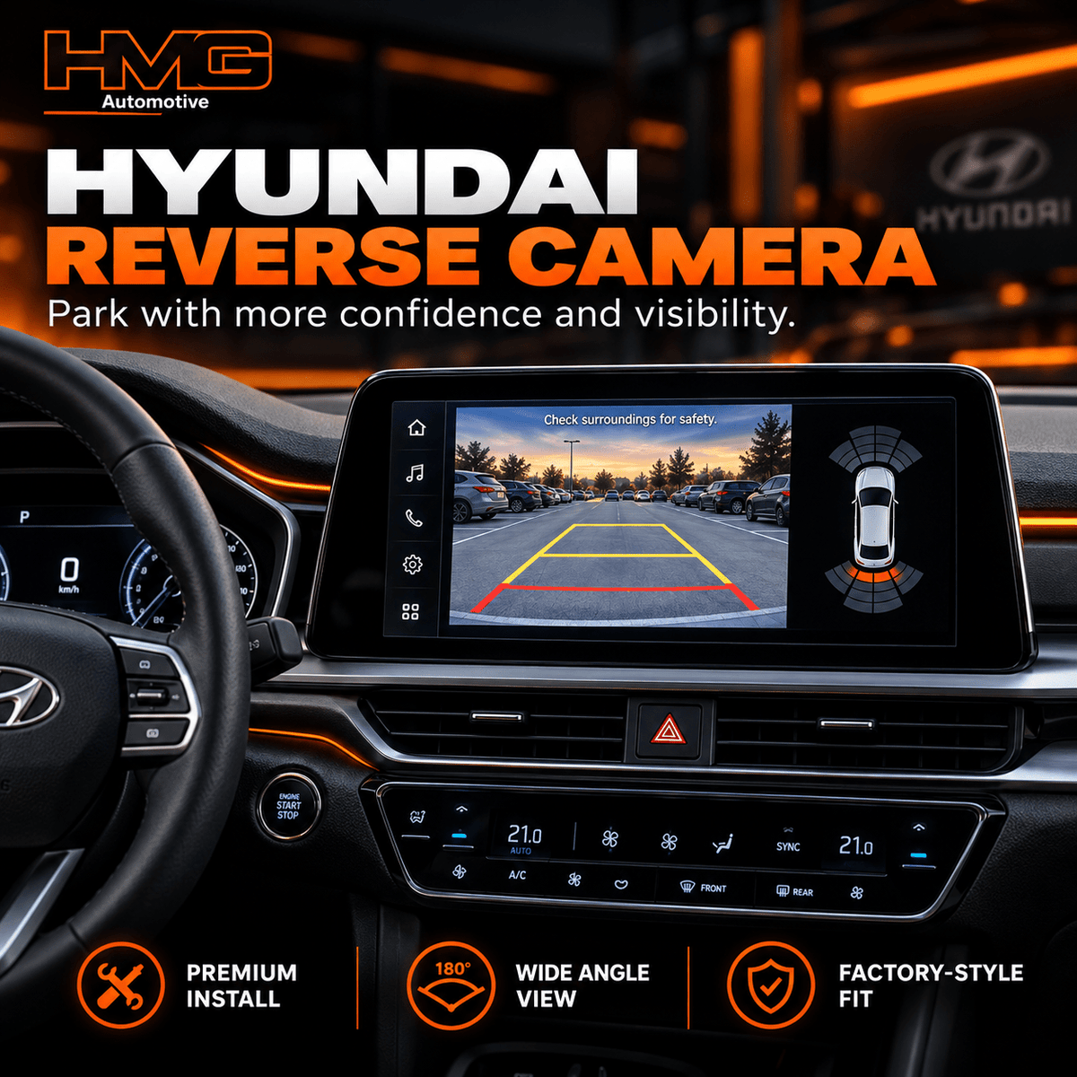Hyundai Reverse Camera Installation - HMG Automotive
