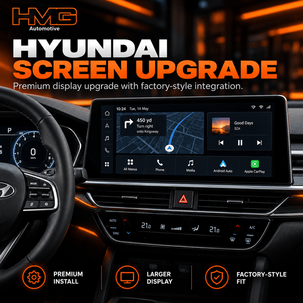 Hyundai Screen Upgrade | Apple CarPlay & Android Auto - HMG Automotive