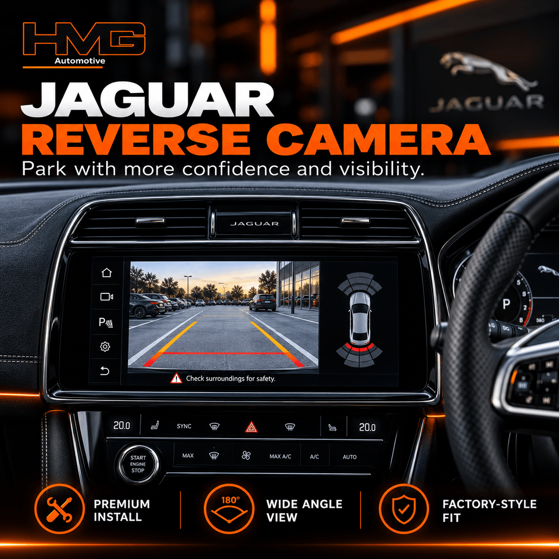 Jaguar Reverse Camera Installation - HMG Automotive