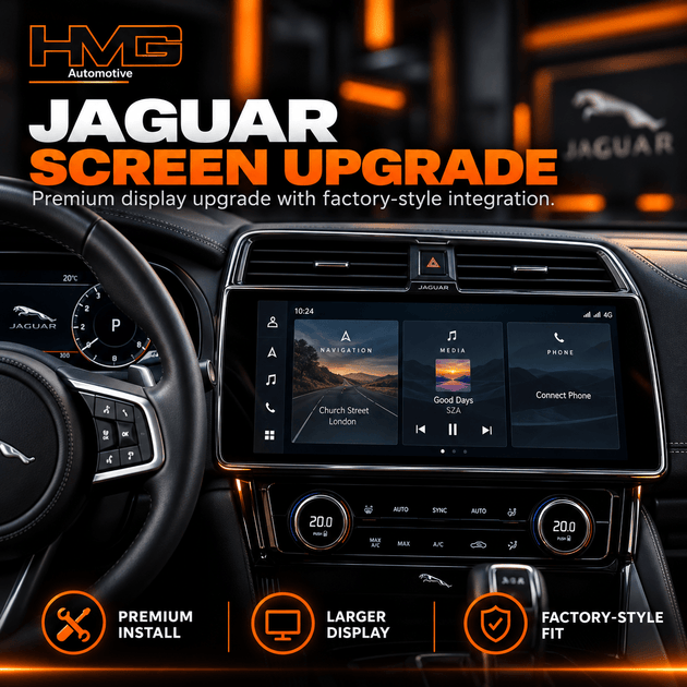 Jaguar Screen Upgrade | Apple CarPlay & Android Auto - HMG Automotive