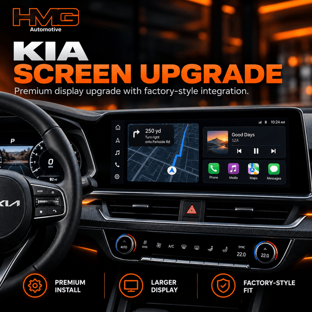 Kia Screen Upgrade | Apple CarPlay & Android Auto - HMG Automotive