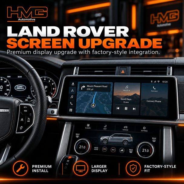 Land Rover Screen Upgrade | Apple CarPlay & Android Auto - HMG Automotive