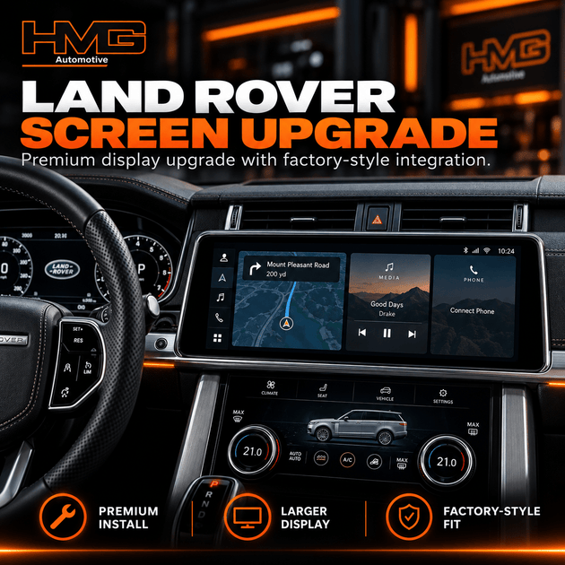 Land Rover Screen Upgrade | Apple CarPlay & Android Auto - HMG Automotive
