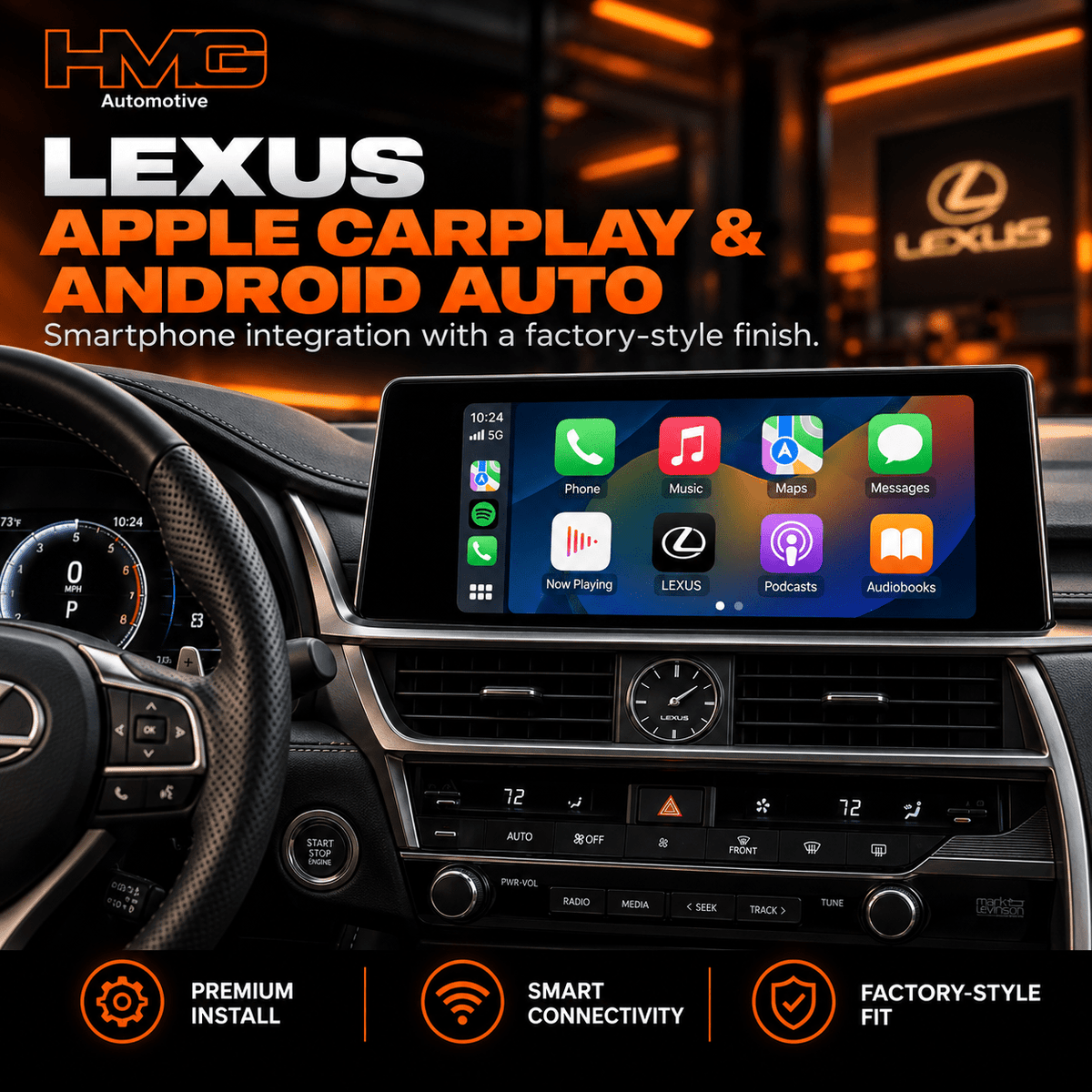 Lexus Apple CarPlay & Android Auto Upgrade - HMG Automotive
