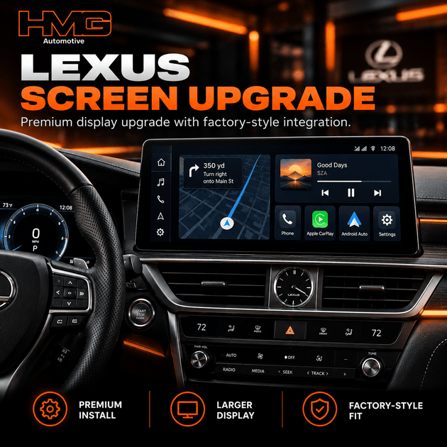 Lexus Screen Upgrade | Apple CarPlay & Android Auto - HMG Automotive