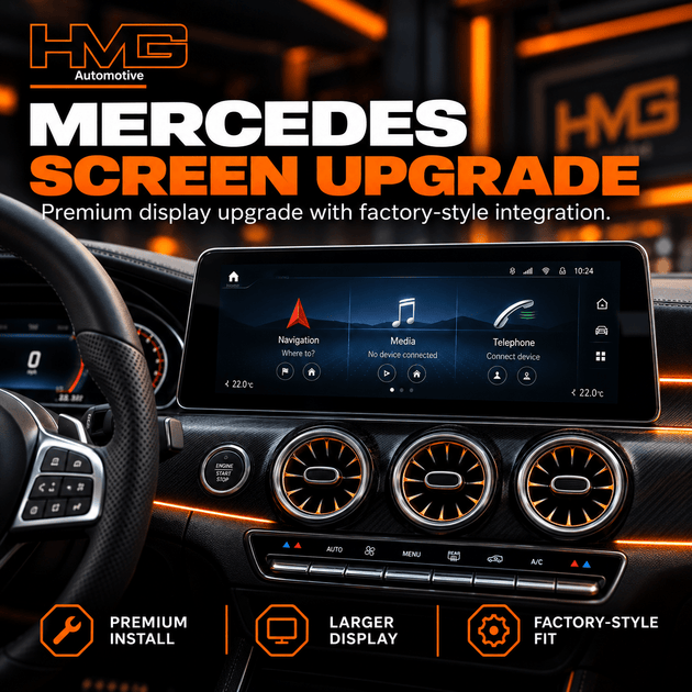 Mercedes-Benz Screen Upgrade | Apple CarPlay & Android Auto - HMG Automotive