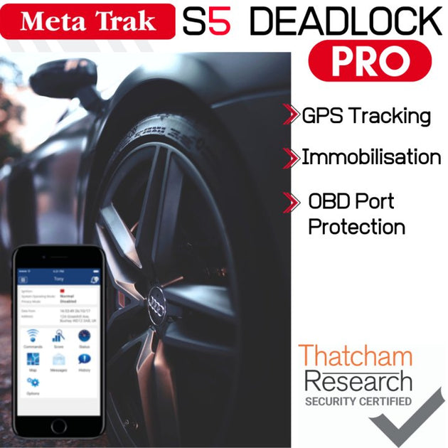 Meta Trak S5 Deadlock Plus w/ Driver Immobilisation / OBD Blocker - HMG Automotive