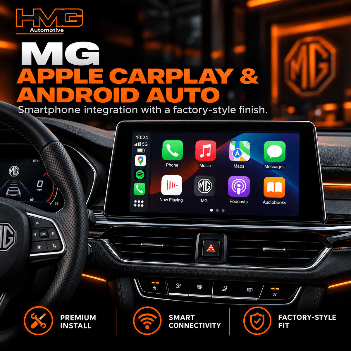 MG Apple CarPlay & Android Auto Upgrade - HMG Automotive