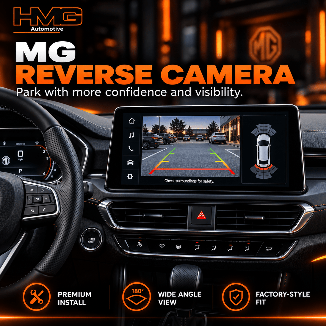 MG Reverse Camera Installation - HMG Automotive