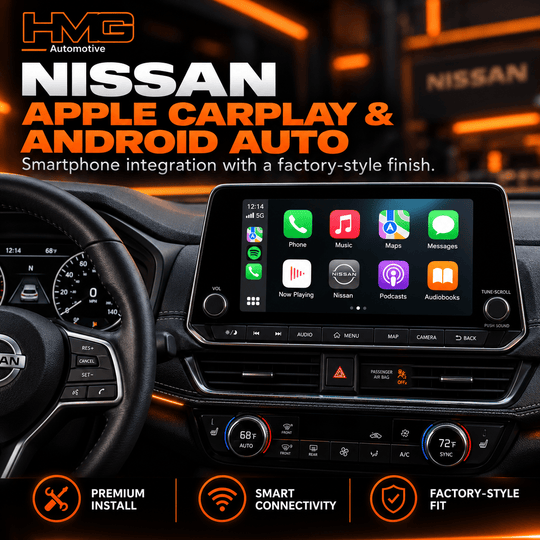 Nissan Apple CarPlay & Android Auto Upgrade - HMG Automotive