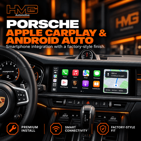 Porsche Apple CarPlay & Android Auto Upgrade - HMG Automotive