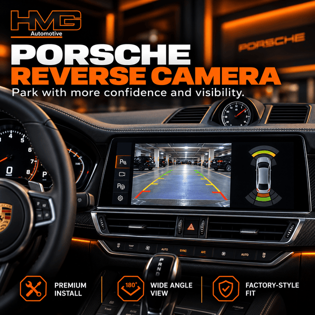 Porsche Reverse Camera Installation - HMG Automotive