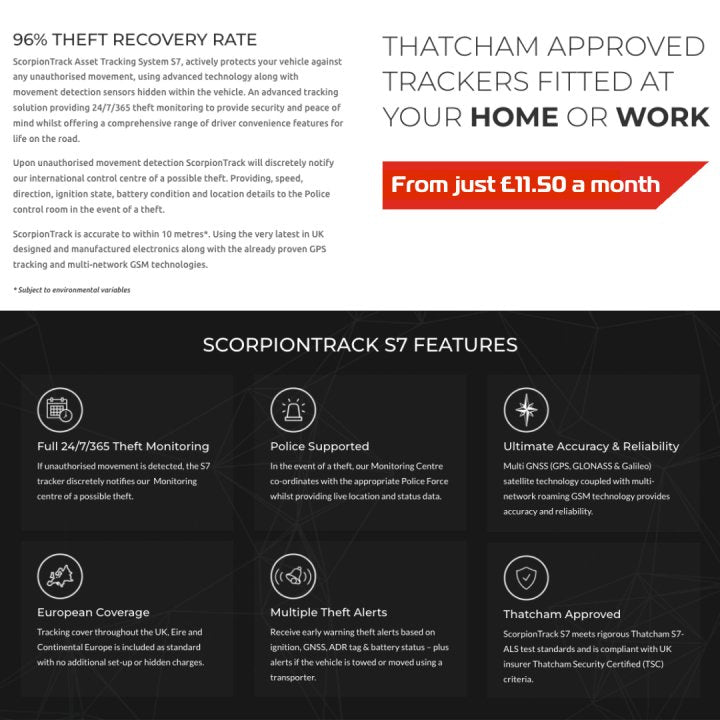 Scorpion X - Series Immobiliser & S5 Tracker - HMG Automotive
