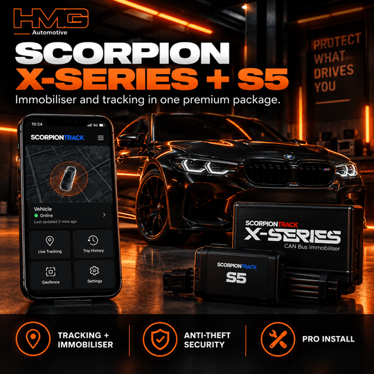Scorpion X-Series Immobiliser & S5 Tracker - HMG Automotive
