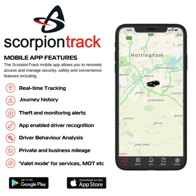 ScorpionTrack DRIVER S5 VTS Tracker - HMG Automotive