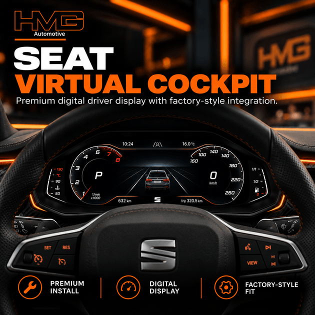 SEAT Virtual Cockpit Upgrade | Digital Instrument Cluster - HMG Automotive