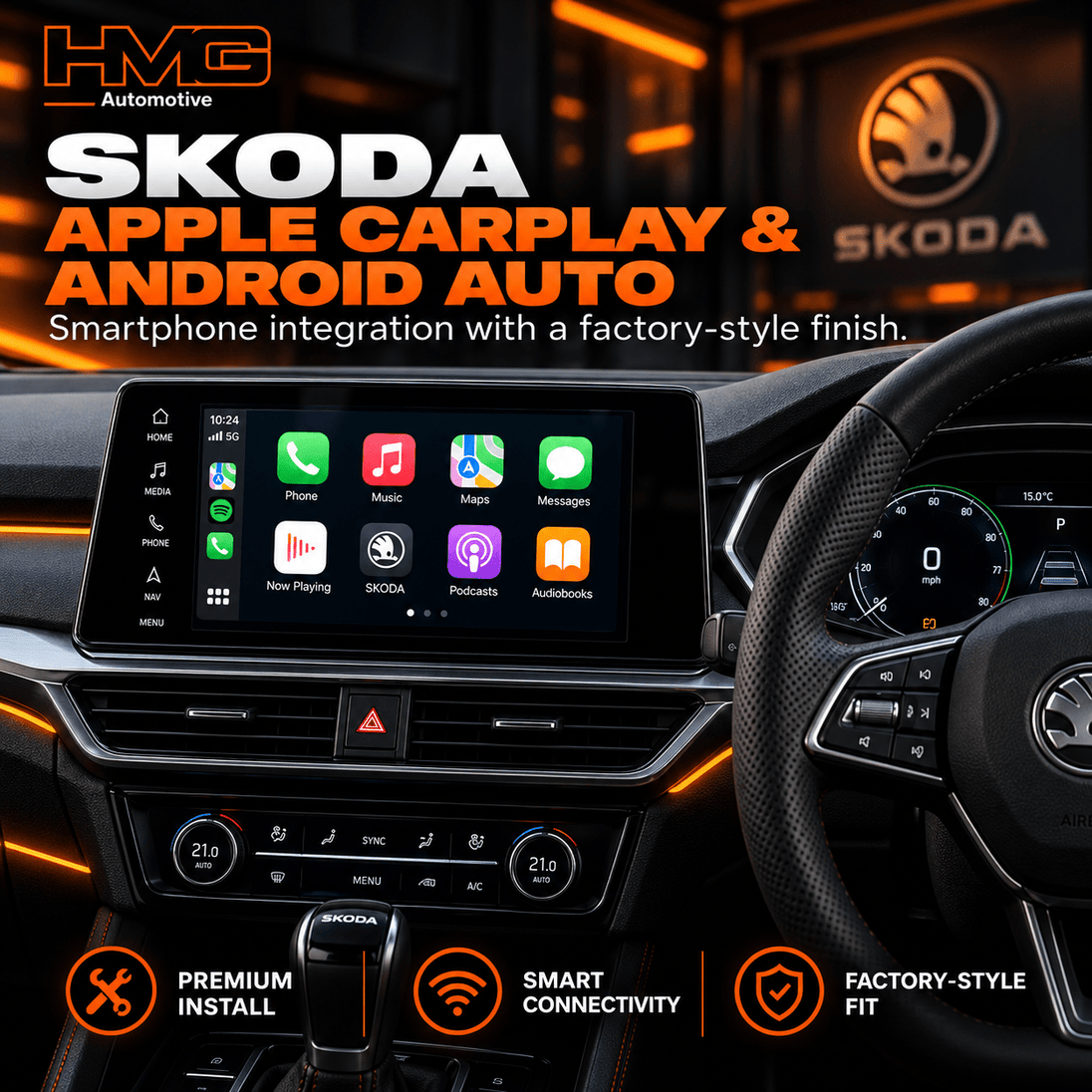 Skoda Apple CarPlay & Android Auto Upgrade - HMG Automotive
