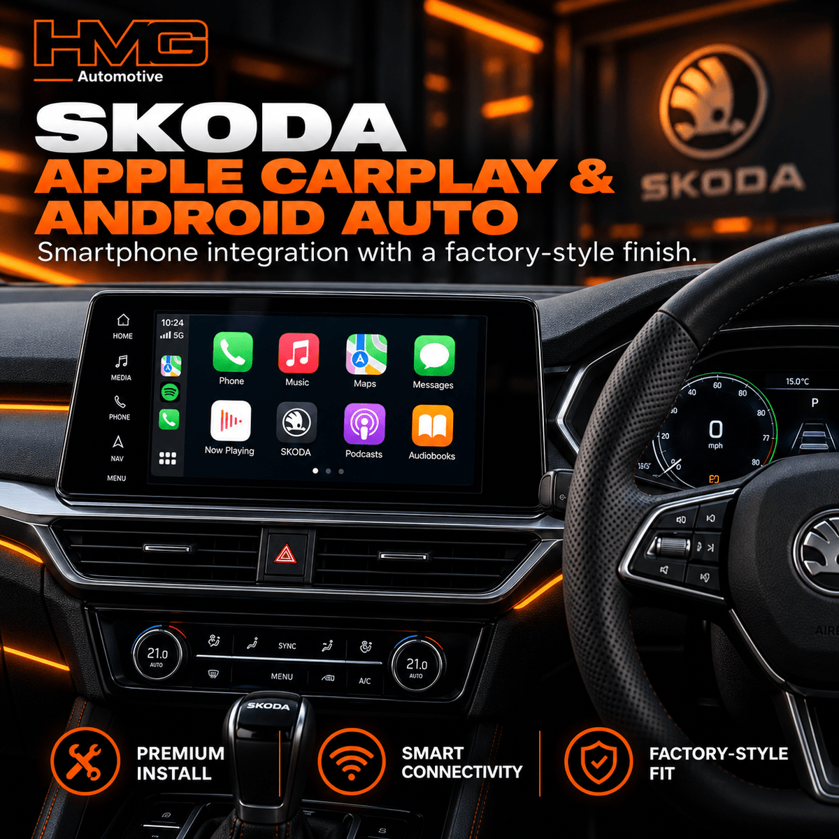 Skoda Apple CarPlay & Android Auto Upgrade - HMG Automotive