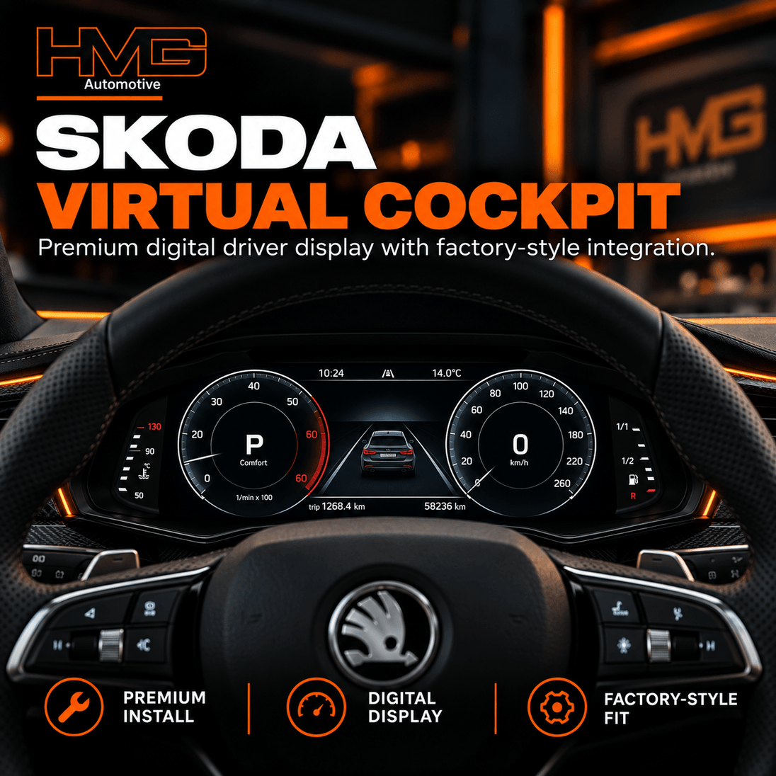 Skoda Virtual Cockpit Upgrade | Digital Instrument Cluster - HMG Automotive
