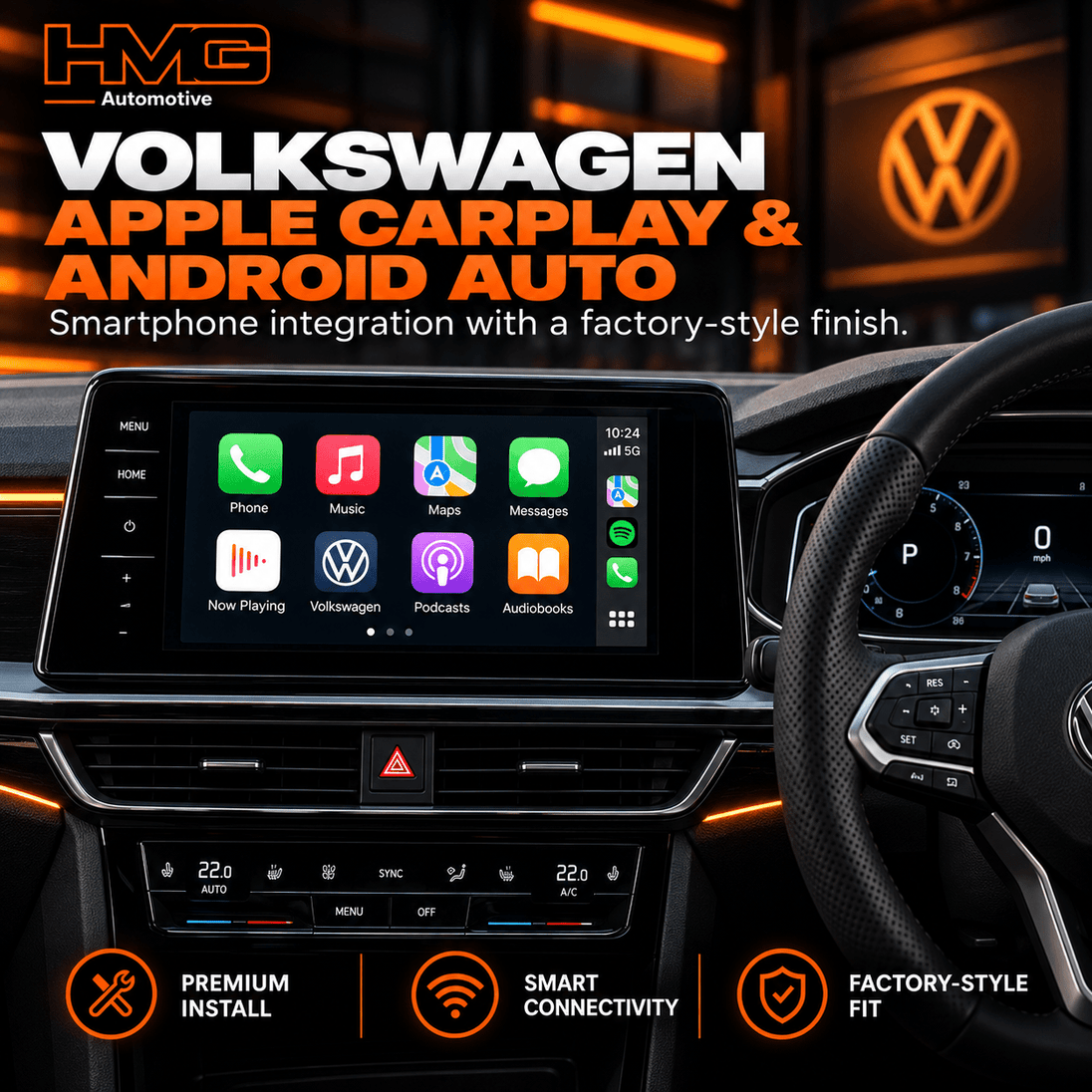 Volkswagen Apple CarPlay & Android Auto Upgrade - HMG Automotive