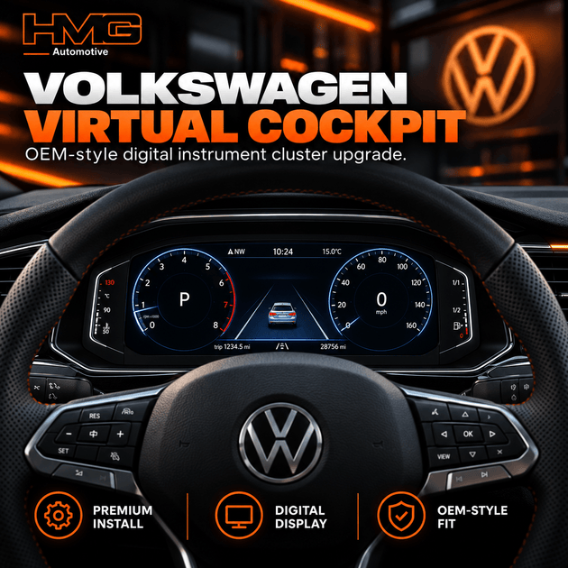Volkswagen Virtual Cockpit Upgrade | Digital Instrument Cluster - HMG Automotive